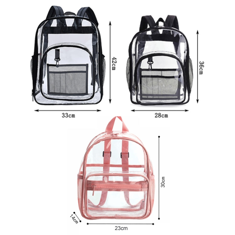 Zaino impermeabile trasparente in PVC per scuola