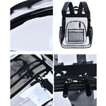 Zaino impermeabile trasparente in PVC per scuola