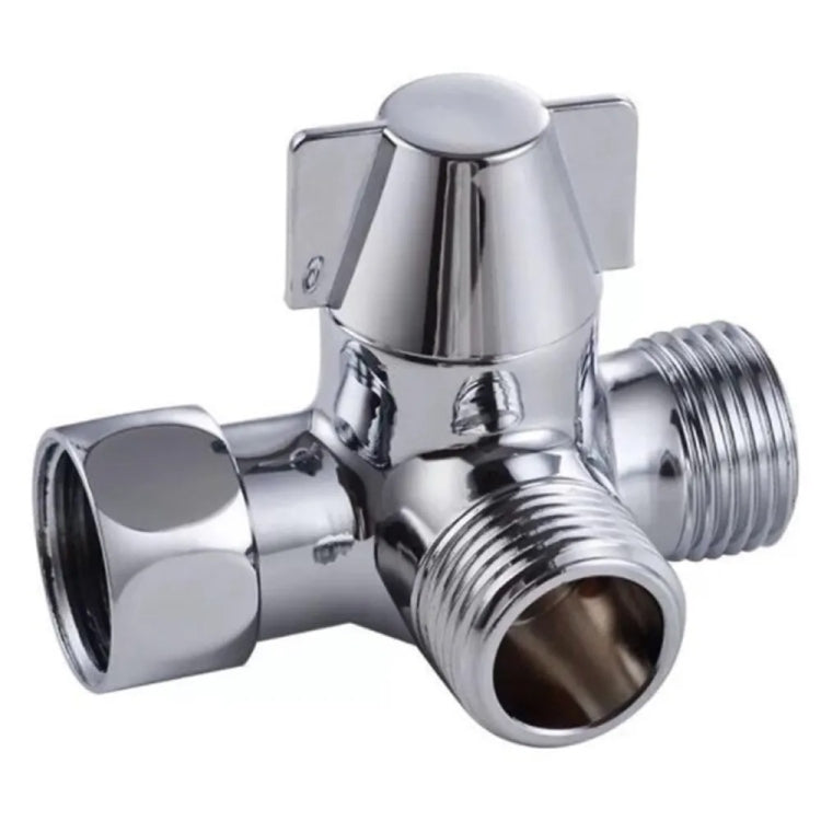 Valvola deviatrice in ottone a 3 vie per doccia 1/2 pollice