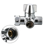 Valvola deviatrice in ottone a 3 vie per doccia 1/2 pollice