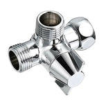 Valvola deviatrice in ottone a 3 vie per doccia 1/2 pollice