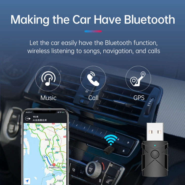 Trasmettitore ricevitore Bluetooth 5.2 USB per auto M137