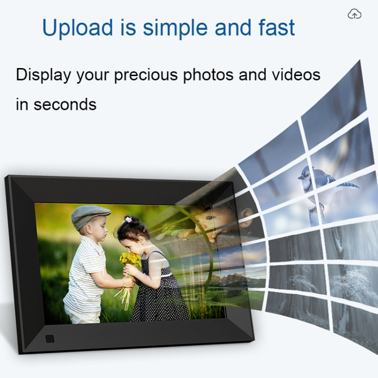 Cornice digitale Wi-Fi 10,1 pollici con touch screen IPS e sensore - immagine 5