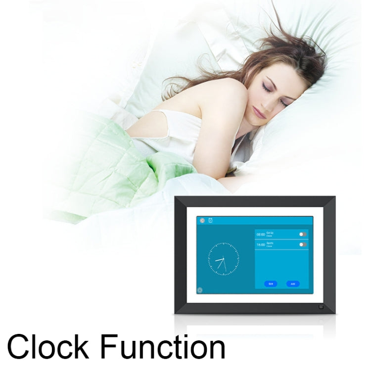Cornice digitale Wi-Fi 10,1 pollici con touch screen IPS e sensore - immagine 9