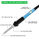 Set saldatore a caldo 60W con temperatura regolabile