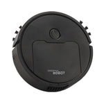 Robot aspirapolvere mini 3 in 1 con ricarica USB, nero