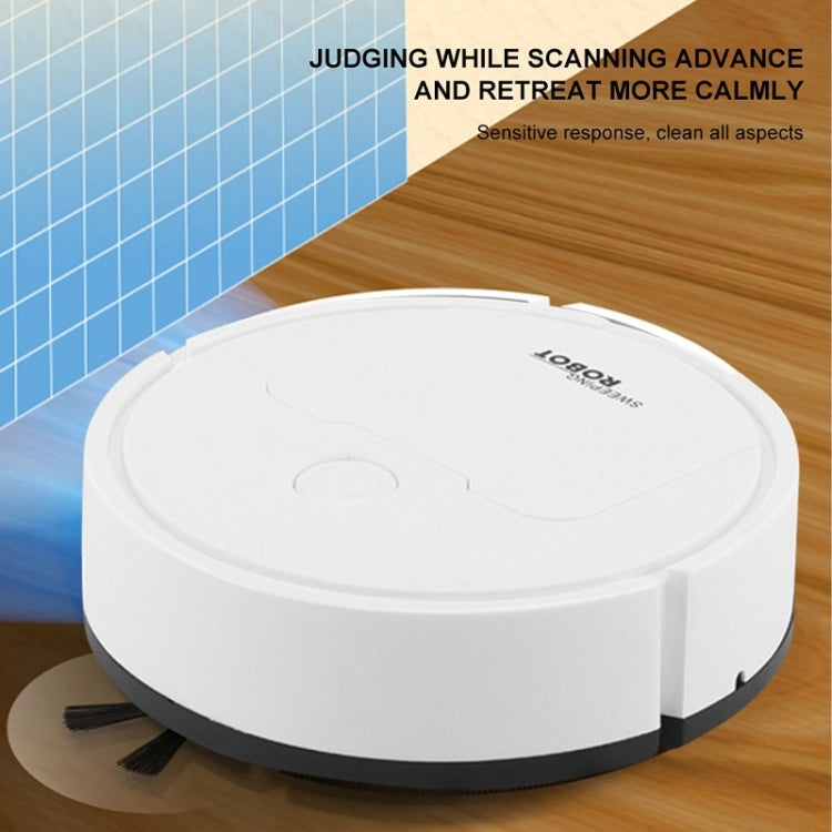 Robot aspirapolvere mini 3 in 1 con ricarica USB, nero - immagine 6