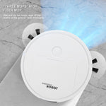 Robot aspirapolvere mini 3 in 1 con ricarica USB, nero - immagine 8