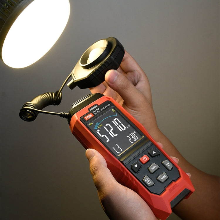 Misuratore di luminosità digitale Lumen Tester Misuratore di luminosità, TASI TA632A, TASI TA632B USB Computer Connection