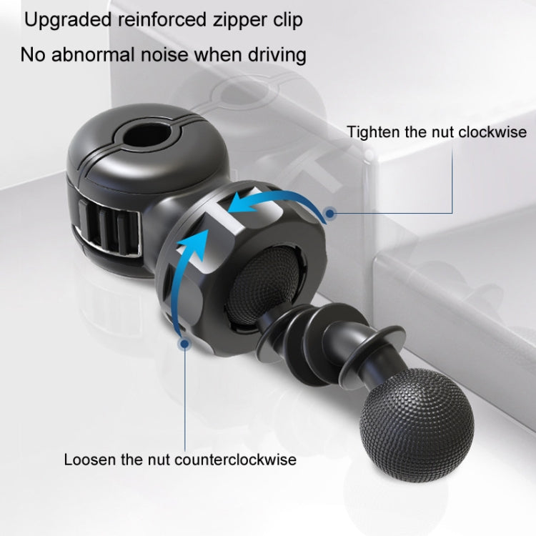 Ventilatore doppia testa USB per sedile posteriore auto