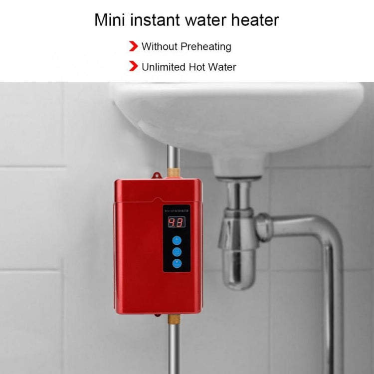 Scaldabagno elettrico con telecomando e display temperatura