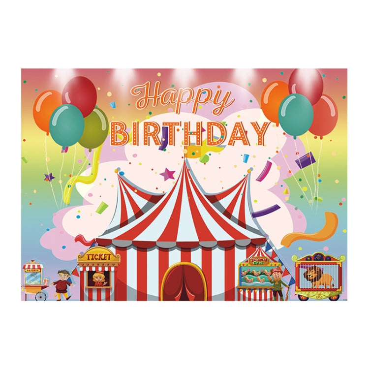 Bambini Compleanno Sfondo Panno Carnevale Festa Gay Compleanno Tema Sfondo Banner Circo Sfondo Appeso Bandiera, 150x100cm, 180x120cm, 210x150cm