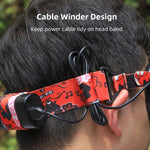 Cinturino elastico per DJI Avata FPV Goggles V2 rosso