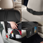 Set 2 protezioni seggiolino auto bambini antiscivolo 600D