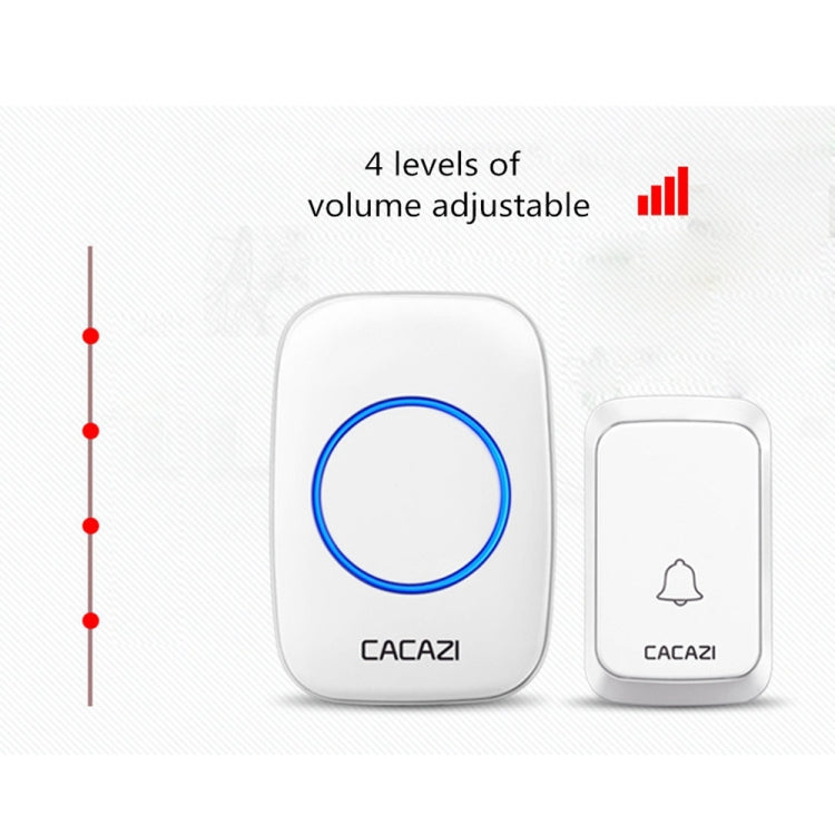 Campanello wireless musicale impermeabile CACAZI A06-DC