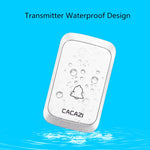 Campanello wireless musicale impermeabile CACAZI A06-DC