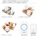 Campanello wireless musicale impermeabile CACAZI A06-DC
