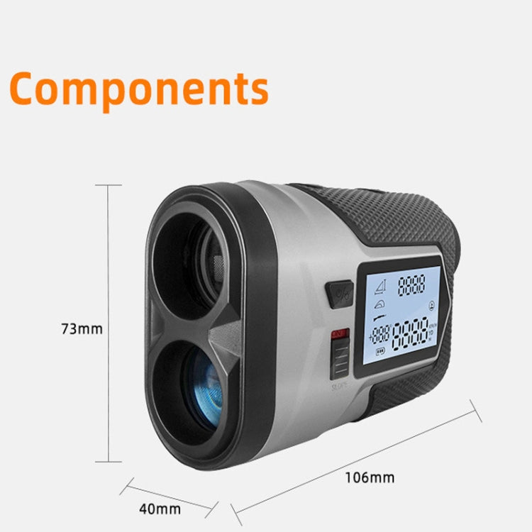 Telemetro laser ricaricabile ARTBULL 6X 1200m con schermo