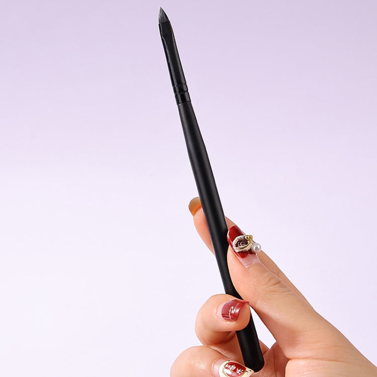 Set 10 pennelli per nail art in nylon con manico in legno - immagine 6