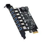 Scheda espansione PCI-E 7 porte USB 3.2 Gen1 5Gbps
