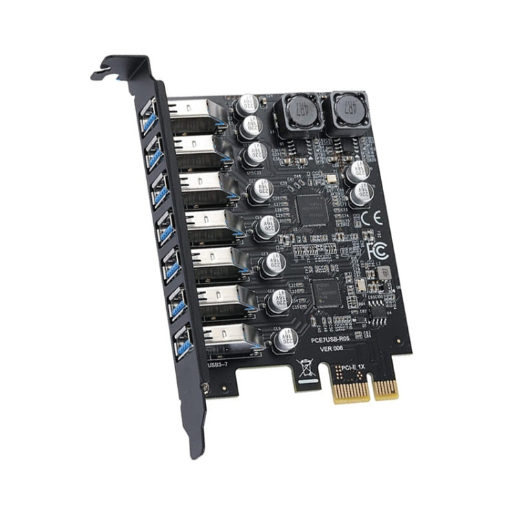 Scheda espansione PCI-E 7 porte USB 3.2 Gen1 5Gbps