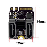 Scheda adattatore M.2 a SATA 3.0 PCI-E 3.0 JMB582