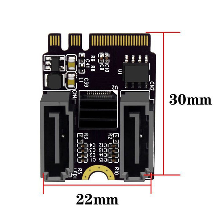 Scheda adattatore M.2 a SATA 3.0 PCI-E 3.0 JMB582