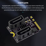 Scheda adattatore M.2 a SATA 3.0 PCI-E 3.0 JMB582