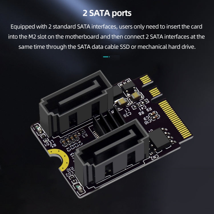 Scheda adattatore M.2 a SATA 3.0 PCI-E 3.0 JMB582