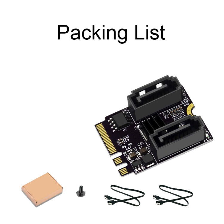Scheda adattatore M.2 a SATA 3.0 PCI-E 3.0 JMB582