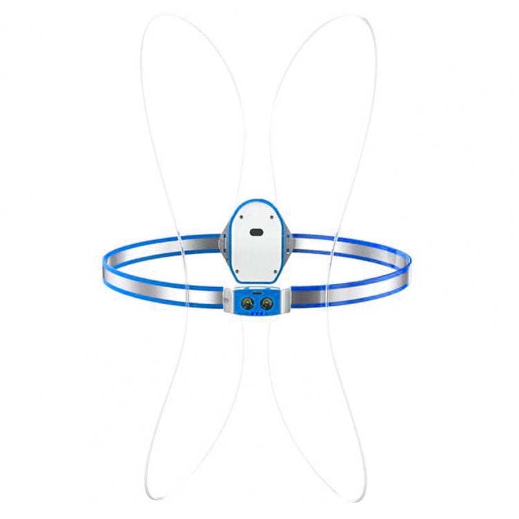 Luce da petto ricaricabile USB con cinturino elastico