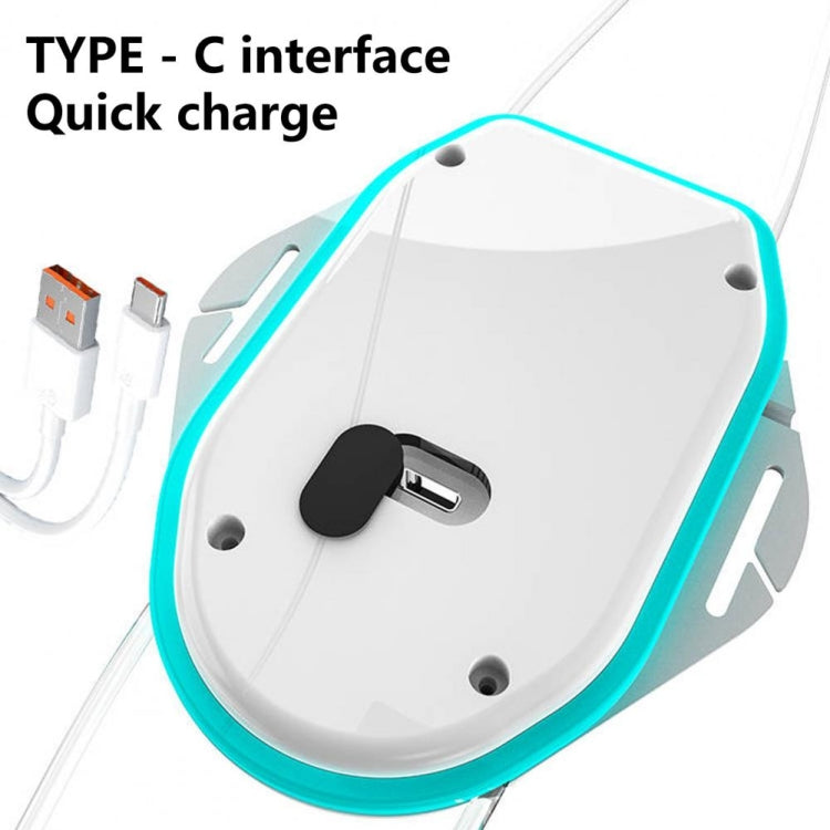 Luce da petto ricaricabile USB con cinturino elastico