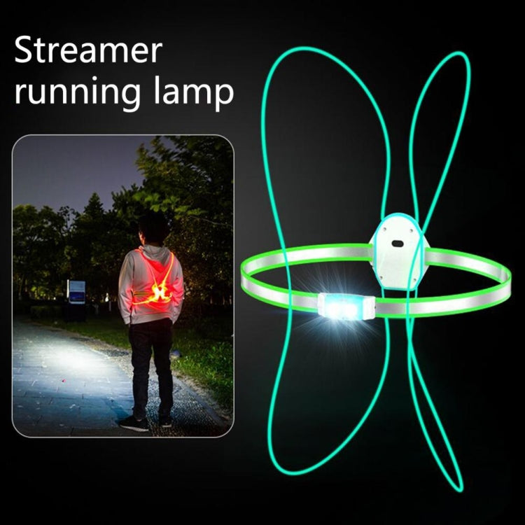 Luce da petto ricaricabile USB con cinturino elastico
