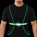 Luce da petto ricaricabile USB con cinturino elastico