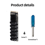 Scheda espansione PCIe 3.0 a 6 porte SATA M.2 M-Key