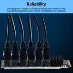 Scheda espansione PCIe 3.0 a 6 porte SATA M.2 M-Key