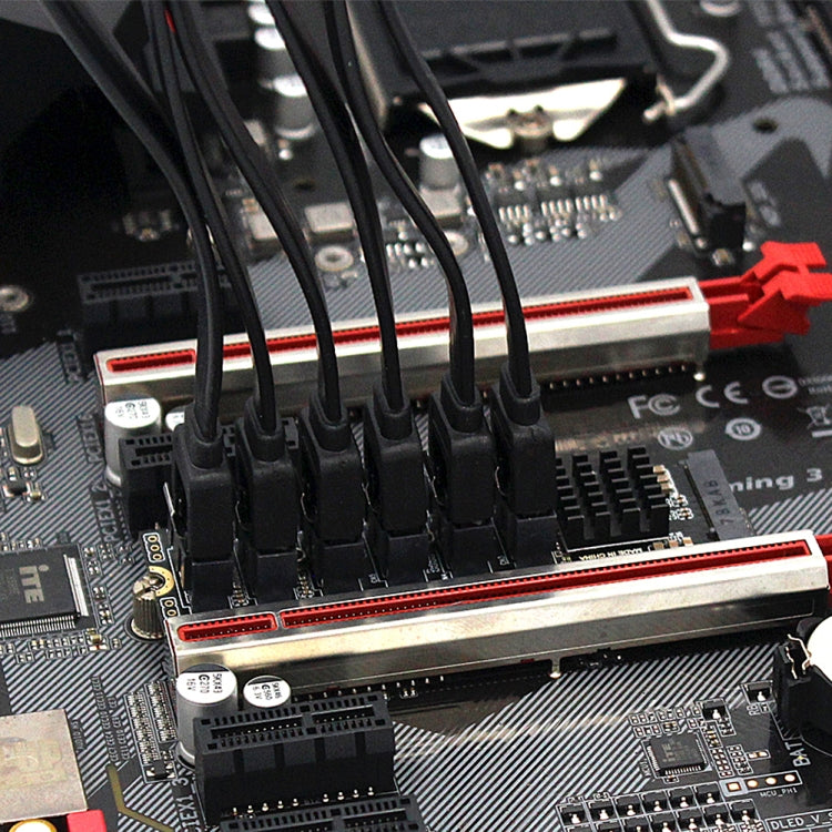Scheda espansione PCIe 3.0 a 6 porte SATA M.2 M-Key