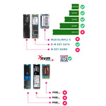 Adattatore M.2 NGFF Key B-M a SATA 3 6 Gbps