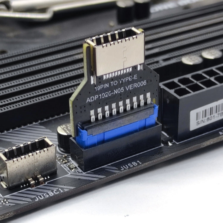 Adattatore USB 3.0 19PIN a Type-E Front USB-C