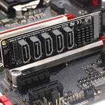 Scheda espansione M.2 NVME PCIe X4/X8/X16 5 porte SATA JMB585