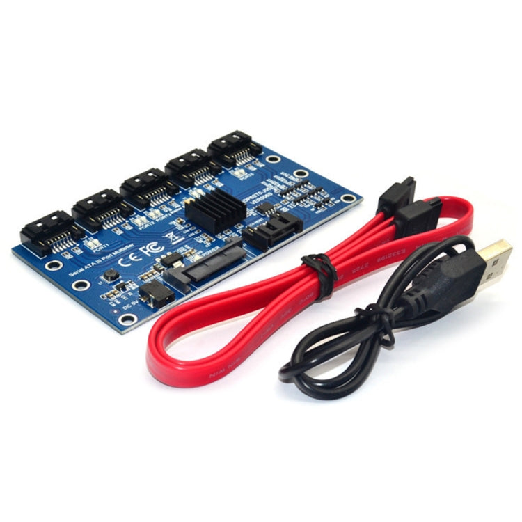 Scheda espansione SATA 5 porte SATA3.0 6Gbps JMB575