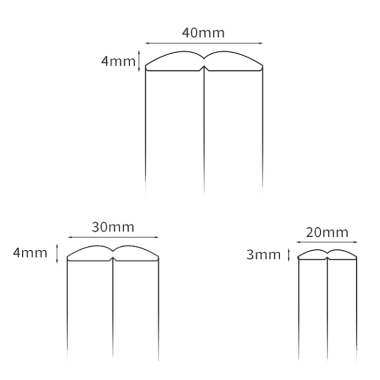 Protezione bordi morbidi in PVC trasparente 1-2 cm