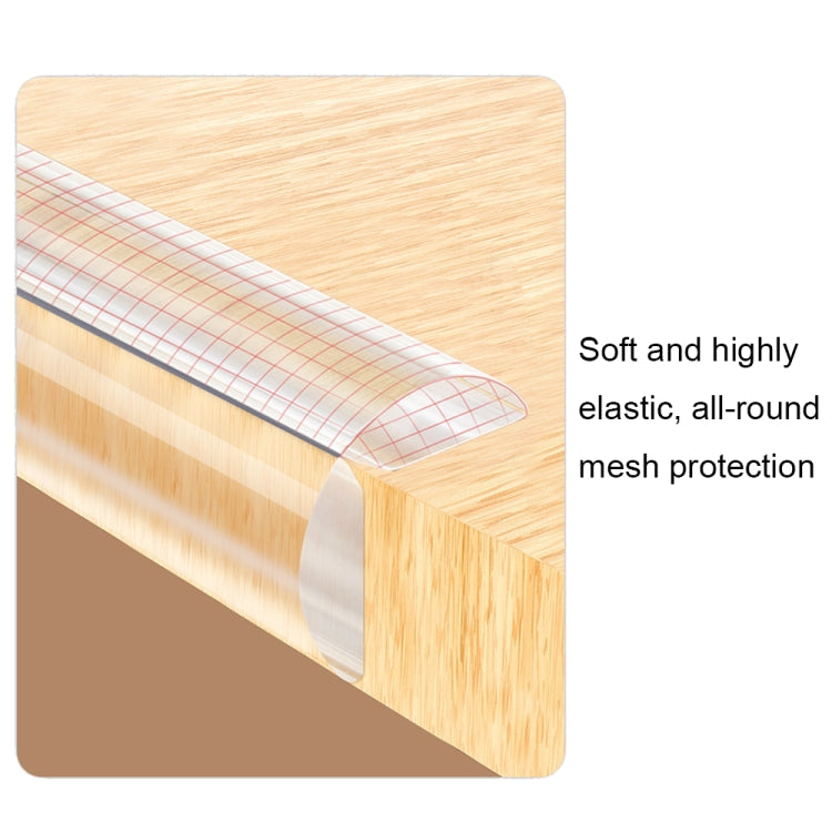Protezione bordi morbidi in PVC trasparente 1-2 cm