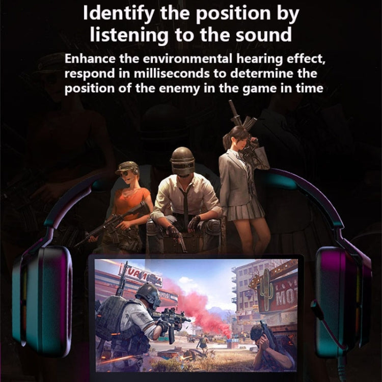 Ajazz AX368 Auricolare gaming RGB con microfono