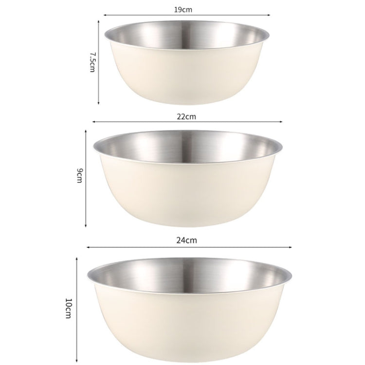 Ciotola in acciaio inox 304 per alimenti 19-24 cm