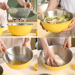 Ciotola in acciaio inox 304 per alimenti 19-24 cm