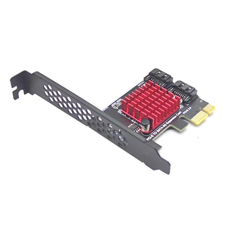 Scheda espansione PCI-E 1X Gen3 a 2 porte SATA3 6 Gbps