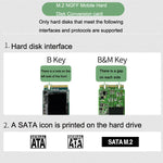 Scheda di conversione M.2 B Key SATA a USB 3.1 Type-C