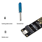 Scheda di conversione M.2 B Key SATA a USB 3.1 Type-C