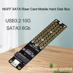 Scheda di conversione M.2 B Key SATA a USB 3.1 Type-C